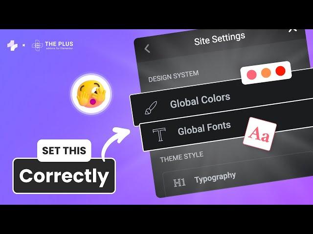 Right Way to Set up Global Fonts & Typography in Elementor