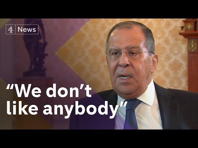 Exclusive: Sergey Lavrov, Russia's Foreign Minister, on Skripals, Trump 'kompromat' claims and OPCW