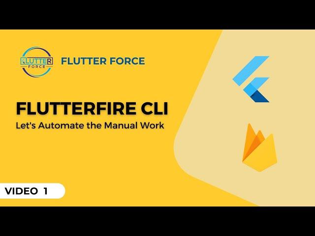 FlutterFire CLI || Flutter Firebase