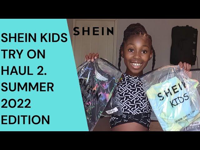 SHEIN KIDS TRY ON HAUL 2 || SUMMER 2022 EDITION