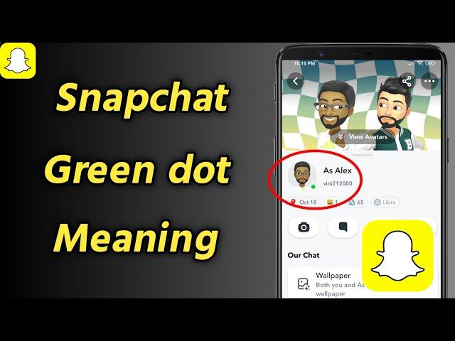 Snapchat New UPDATE: Green dot in Friend's Profile Meaning | Green Dot on Snapchat profile