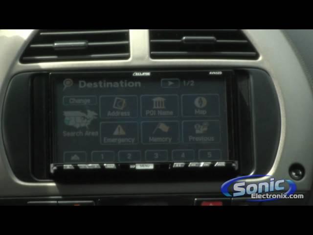 Eclipse AV5510/AVN52D In-Dash Navigation in a Toyota Rav 4