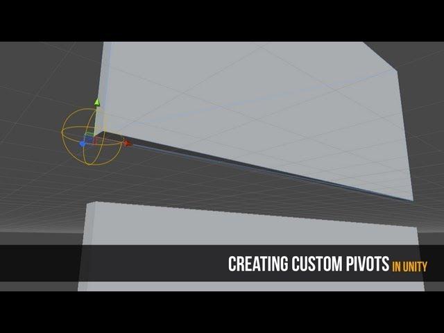 Creating Custom Pivots in Unity