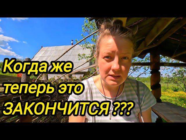 КОГДА ЖЕ ТЕПЕРЬ ЭТО ЗАКОНЧИТСЯ | Про посадки огорода | Дом в деревне | Семья в селе