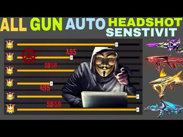 Free Fire Headshot setting 2024 ️ Best Sensitivity Settings ️| Sensitivity + HudSettings Free Fire