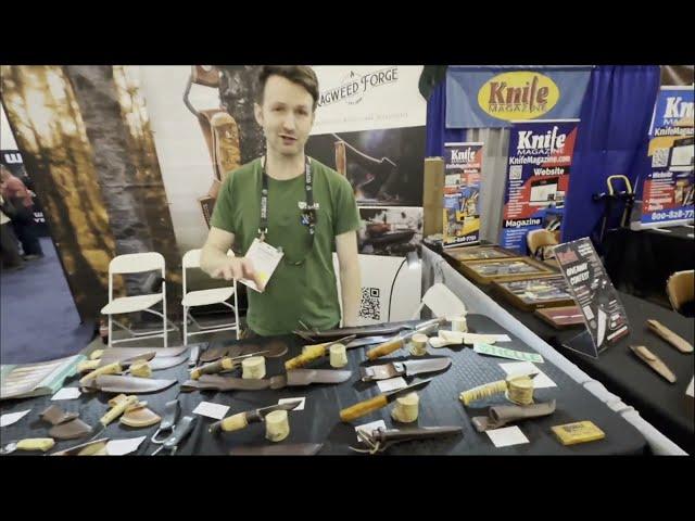 The 2024 Blade Show Booth of Helle Knives, "For a Life Outdoors."