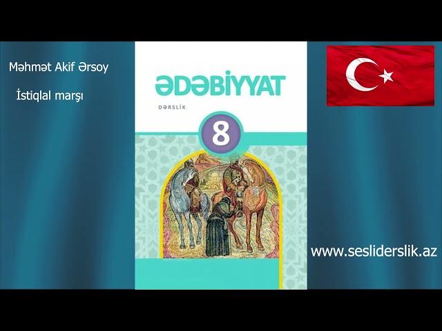 Edebiyyat 8 Mehmet Akif Ersoy İSTİKLAL MARSI