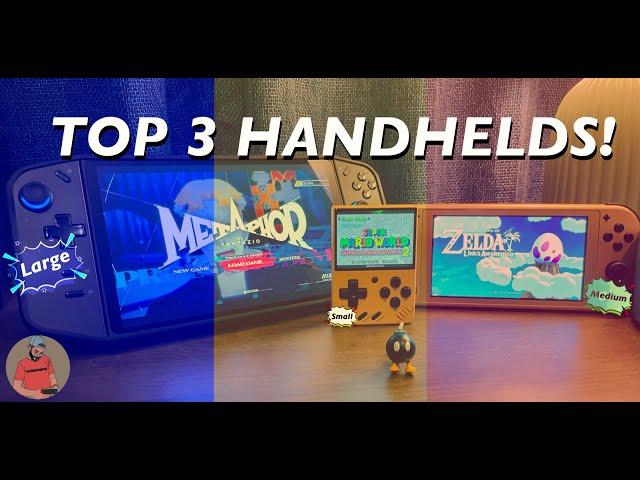 My Top 3 Handhelds: Miyoo Mini, Switch Lite, and Lenovo Legion Go!