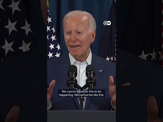 'It's sick, it's sick' - Biden condemns Trump assassination attempt | DW News