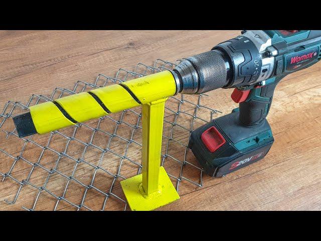 Build a DIY Fence Wire Netting Machine in 1 Day with Scrap