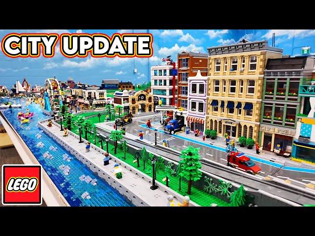 LEGO City Update! Placing the Brick Cross Train Station