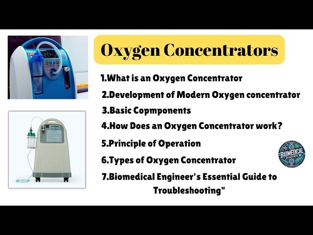 Oxygen Concentrators Explained: Working Principles, Biomedical Insights, and Troubleshooting Tips"