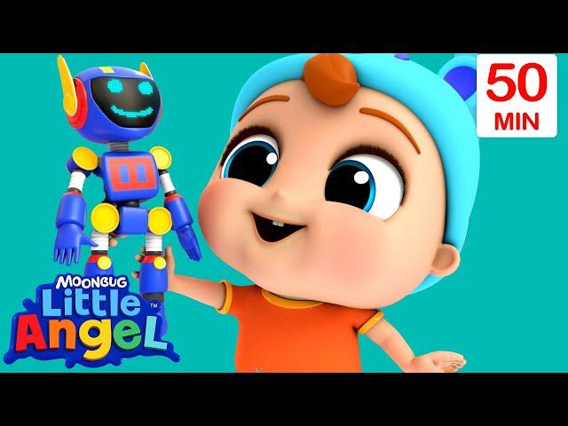 Toys With Friends Song + More | Little Angel | Kids Cartoon Show | Healthy Habits for kids