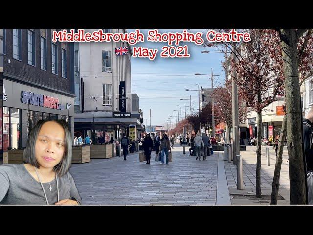 MIDDLESBROUGH TOWN CENTRE, SHOPPING CENTRE WALK AROUND