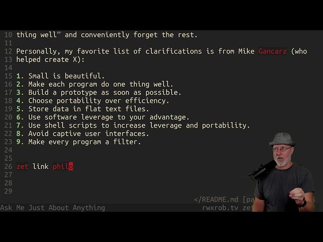 The (Actual) UNIX Philosophy