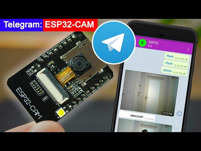 ESP32-CAM Take Photo and Send To Telegram Bot || Home Security System IoT Camera Using ESP32 CAM