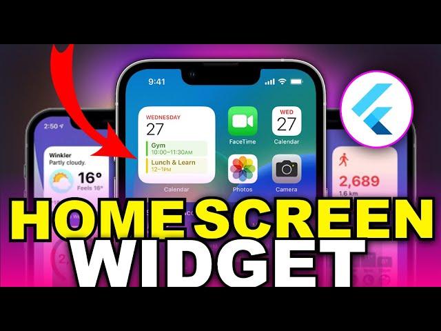 Let's create home screen widgets with Flutter! | Develop home screen widgets for iOS and android app