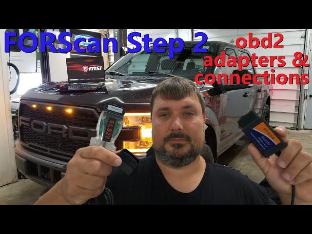 FORScan Step 2  obd2 adapters.  Which one is for you? Connecting to the vehicle