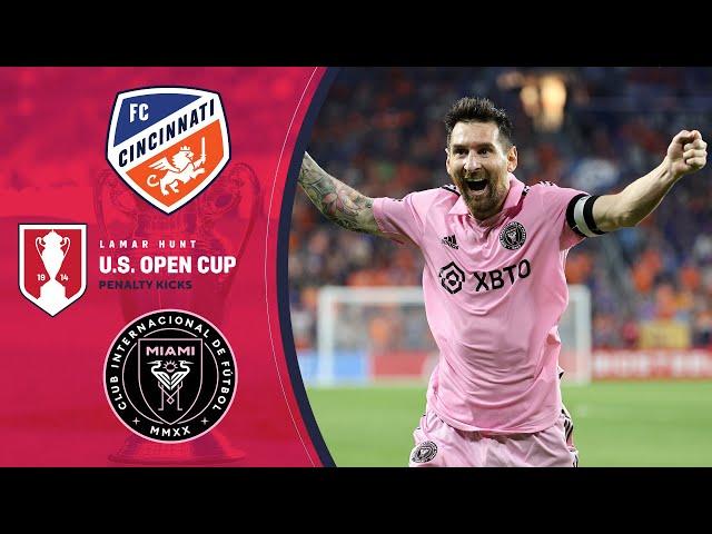 FC Cincinnati vs. Inter Miami: Penalty Kicks | US Open Cup Semi-Finals | CBS Sports Golazo