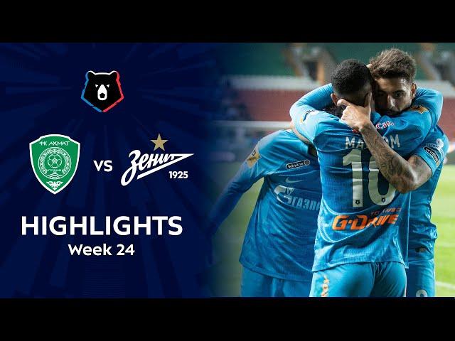 Highlights Akhmat vs Zenit (0-2) | RPL 2021/22