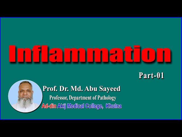 Inflammation II Md  Abu Sayeed II Ad-din akij medical college.