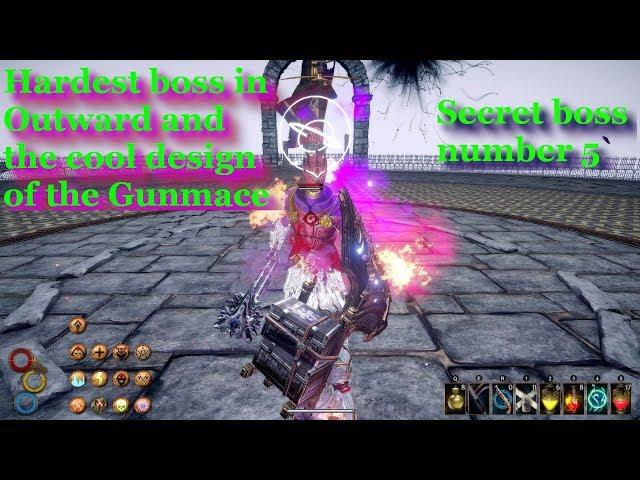 Outward - new endgame boss -  Levant throne room boss - the Gunmace - how to enter the boss battle