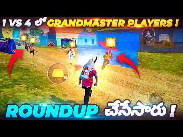 Dhanu Dino Vs Regional Top Grandmaster Telugu Players in Free Fire!