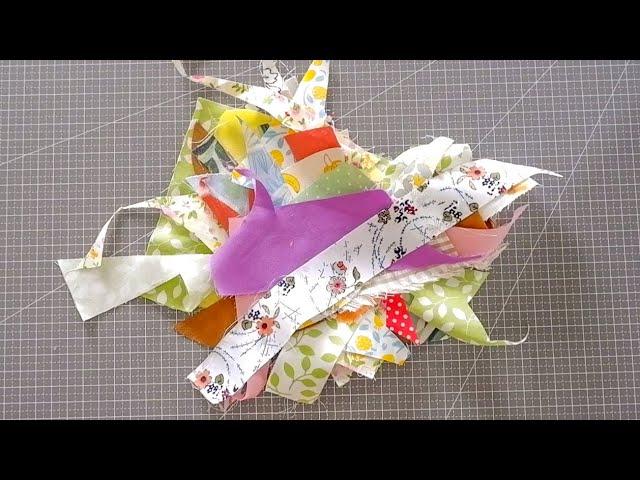 What will you do with your scrap fabric, take a look at my amazing results