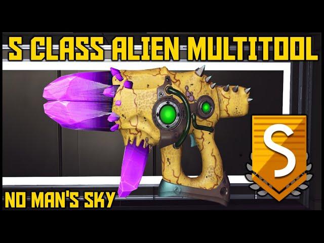 No Mans Sky Worlds - Rare ! S Class Alien Multitool - Pink Crystal - Euclid - No Mans Sky 2024