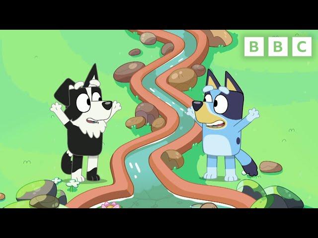Bluey and Mackenzie Play Barky Boats | CBeebies
