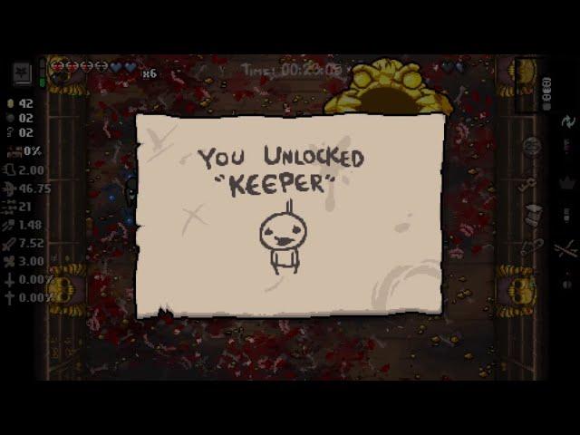 Best and easiest way to unlock the keeper in binding of isaac *not clickbait* (read desc)