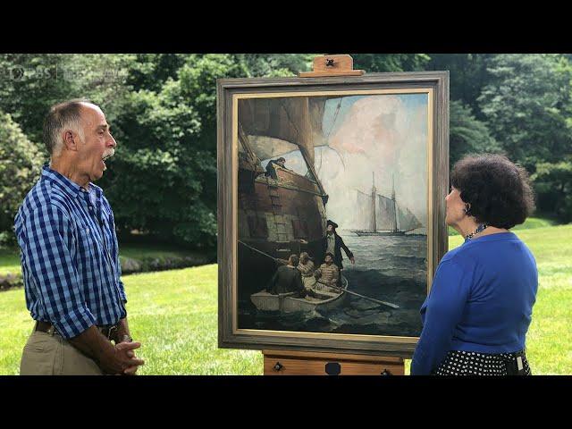 1923 Frank Schoonover Oil Painting | Best Moment | ANTIQUES ROADSHOW | PBS