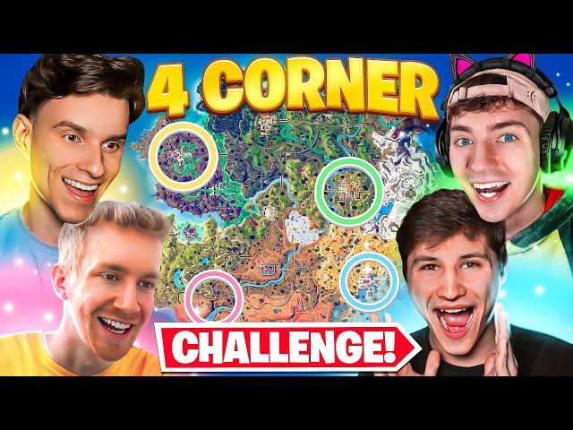 Die 4 Ecken Challenge in Fortnite Season 4! ️