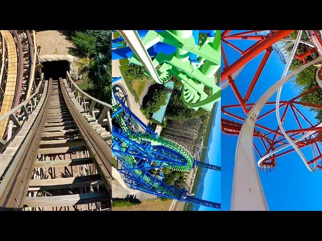 Every Roller Coaster at Silverwood Theme Park Idaho! 4K Onride POVs!