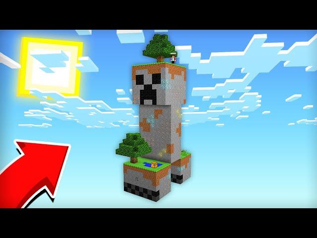 ПЫТАЮСЬ ВЫЖИТЬ НА ЧАНКЕ КРИПЕРА В МАЙНКРАФТ | Компот Minecraft