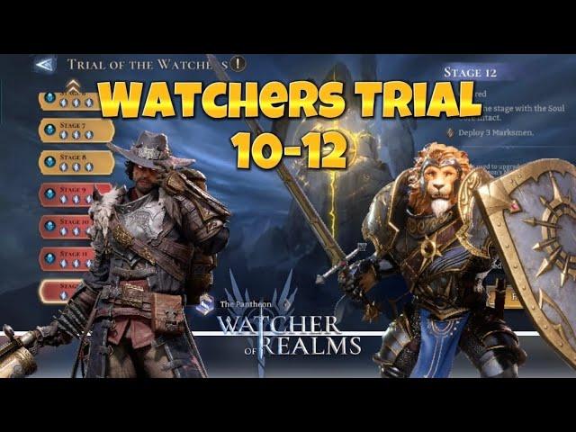 Watchers Faction Trial Stage 10-12 EASY METHOD  Watcher of Realms.