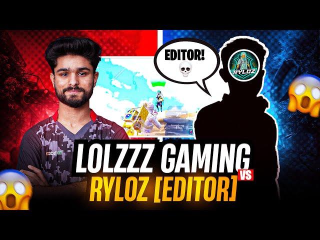 @LoLzZzGaming VS RyLoZ (EDITOR) 4 TIMES FIGHT | GodL LoLzZz BGMI HIGHLIGHT 