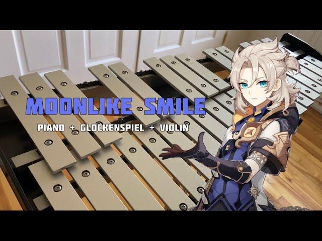 Moonlike Smile - Genshin Impact (Piano + Glockenspiel + Violin Cover)