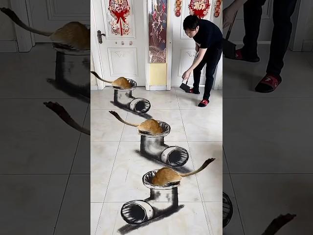 Amazing 3D Art Painting On The Floor #artwork