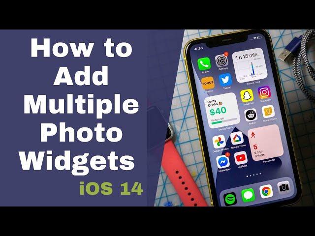 How to Add Multiple Photo Widgets on iPhone iOS 14