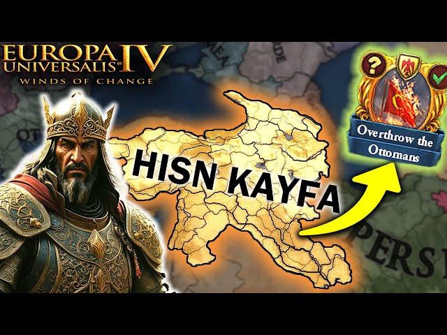 Overthrowing The Ottomans In EU4 1.37 Winds of Change DLC as HISN KAYFA