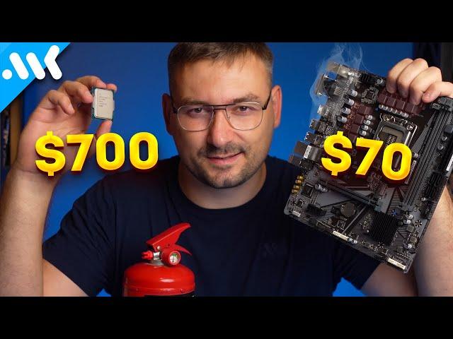 Сжигаем H610 | 14900K на дешёвой плате | Радиаторы и ЭЧОЧ v2