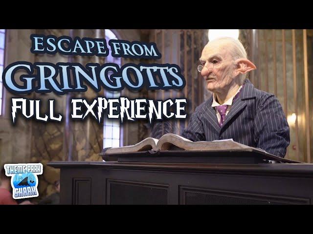 Harry Potter and the Escape from Gringotts (Full Ride Experience + Queue POV) Universal Studios