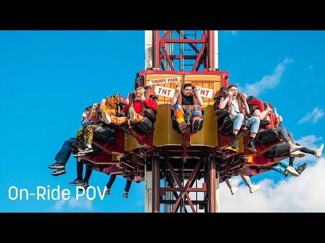 Detonator at Thorpe Park - POV - 4K - 2023