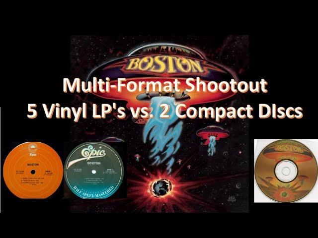 Vinyl & CD Showdown Revealed - Boston Self-Titled LP #vinylcommunity #recordcollection #digitalaudio