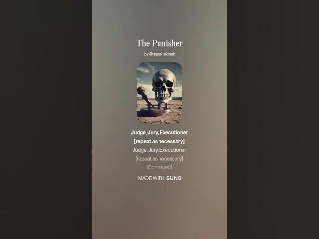 The Punisher #aimusic #aimetal #aiinstrumental