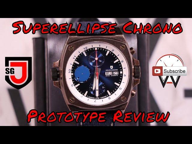 Jubileon Superellipse Chronograph Watch Review - ETA Valjoux 7750