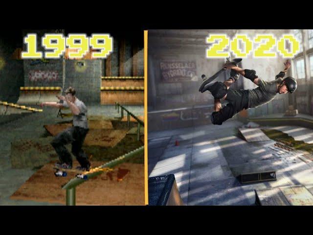 Evolution Of Tony Hawk Games 1999 2020