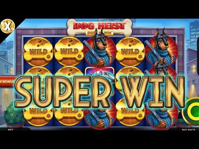 My MAX WIN  In The NEW Slot  Dog Heist Shift ‘N’ Win - Online Slot EPIC Big WIN - Booming Games