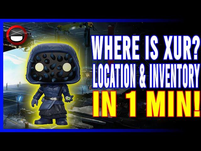 Destiny 2: Where Is Xur | Xur In 1 Min | April 14th 2023